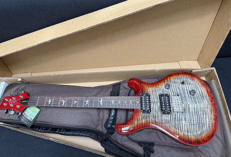 PRS SE Custom 24 Charcoal Cherry Burst