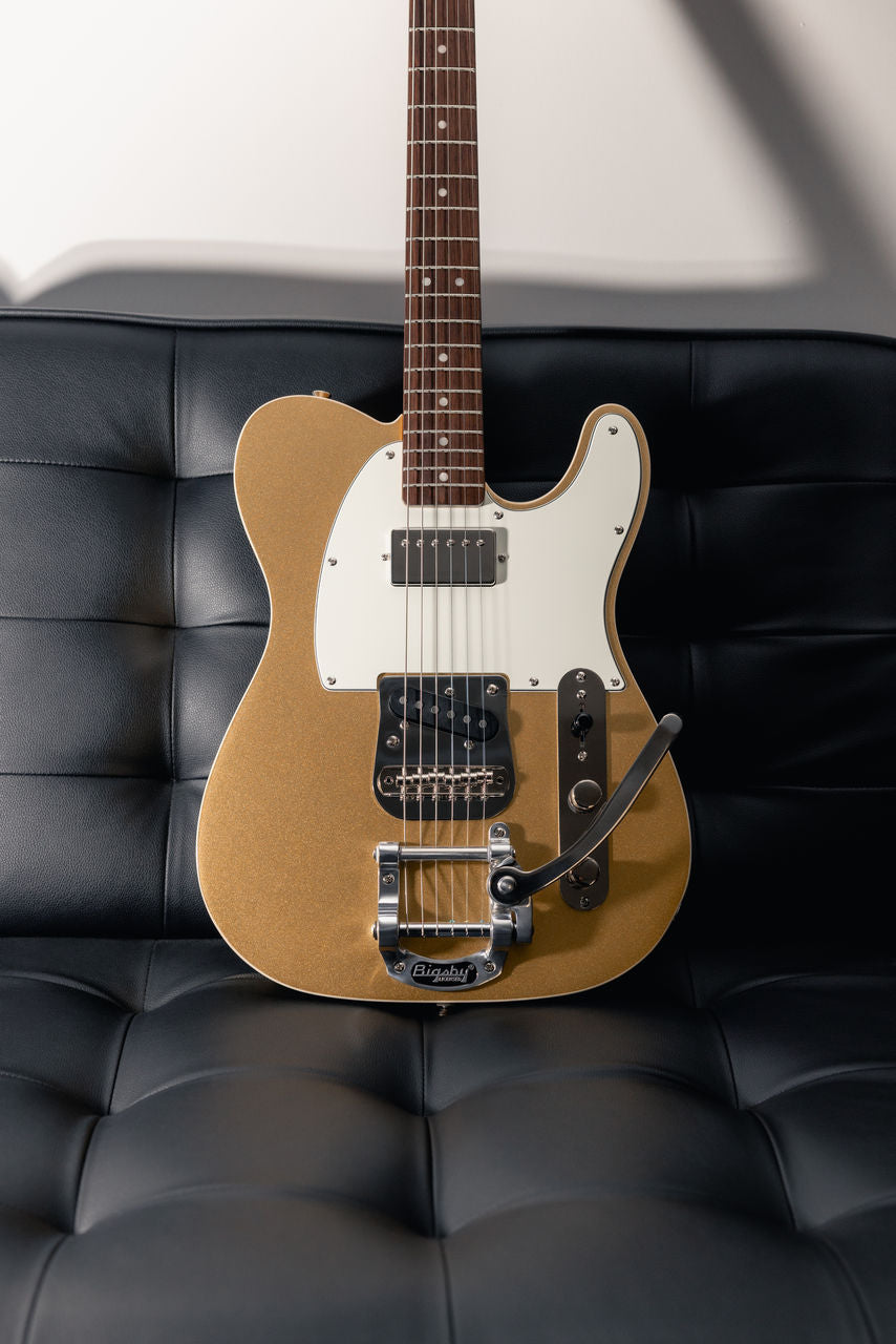 Squier Classic Vibe Custom Telecaster SH with Bigsby Aztec Gold