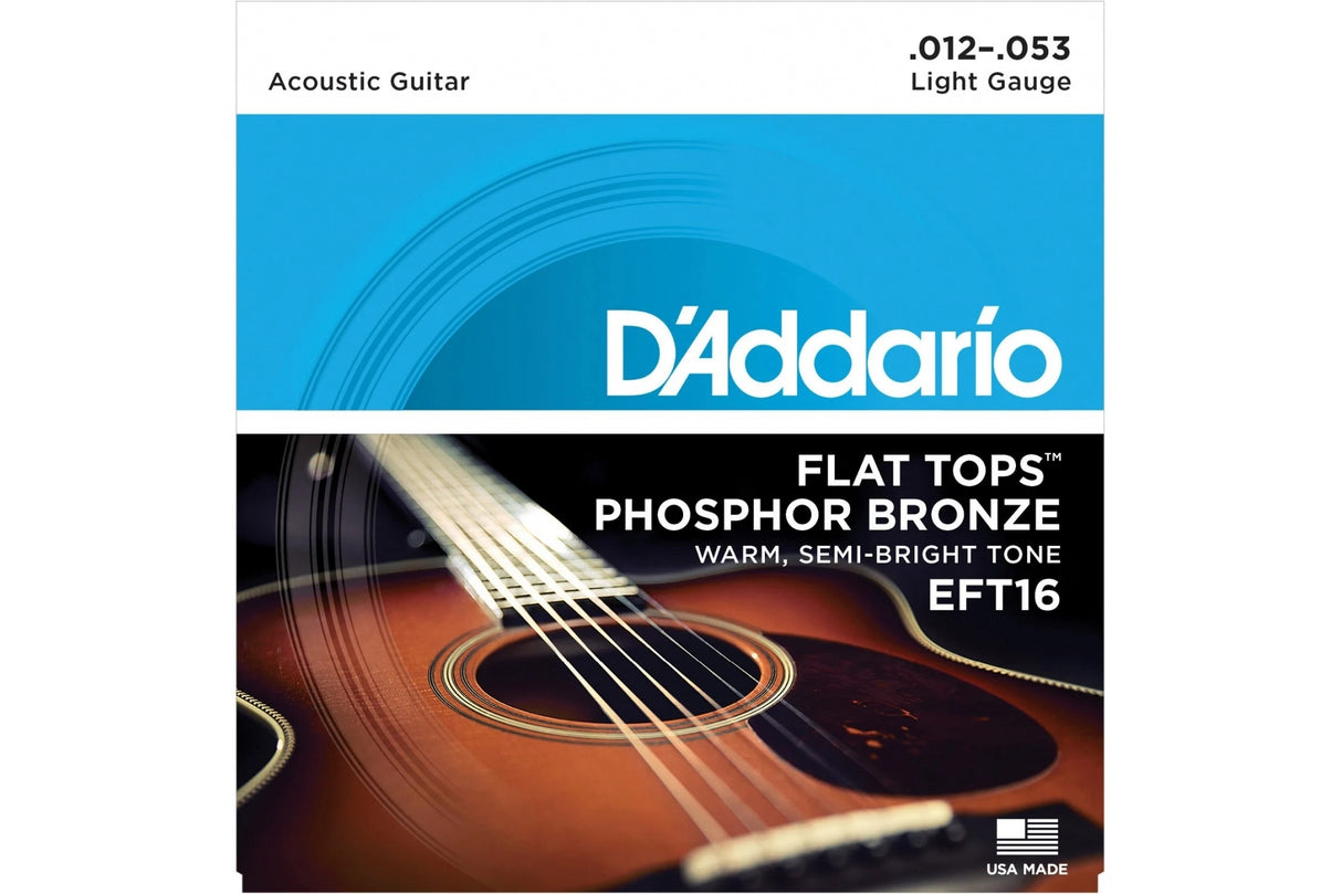 D Addario .012-.053 Gauge Acoustic Guitar Strings