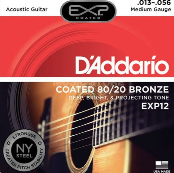 D Addario EXP12 Coated 80/20 Bronze 13-56 Medium