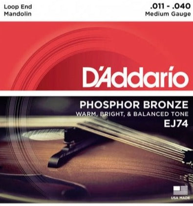 D Addario J74 Phosphor Bronze 11-40 Medium