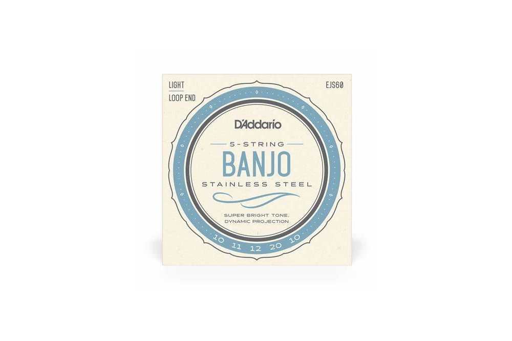 D Addario Set Banjo Ss Wnd 10-20 Ligh