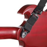 D'Addario Black Guitar Strap 50MM Poly Auto lock