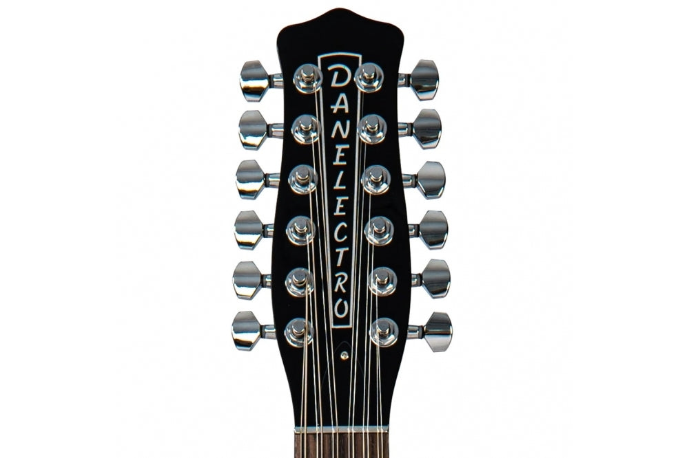 Danelectro 59 12 String Electric Guitar Black Sparkle