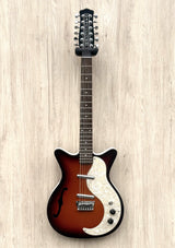 Danelectro DC59 12-String Semi-Hollow Sunburst