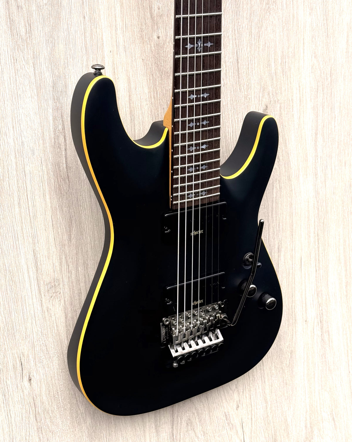 Schecter Demon 7FR Aged Black Satin 7-String Floyd Rose