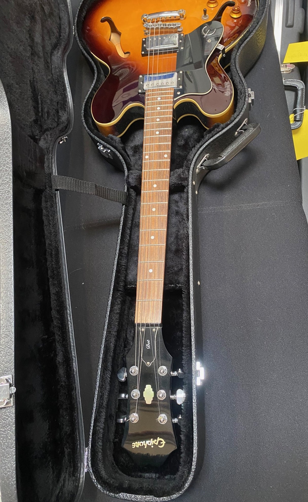 Epiphone Dot Vintage Sunburst Left Hand With Case