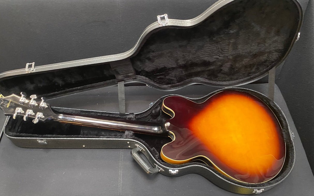 Epiphone Dot Vintage Sunburst Left Hand With Case