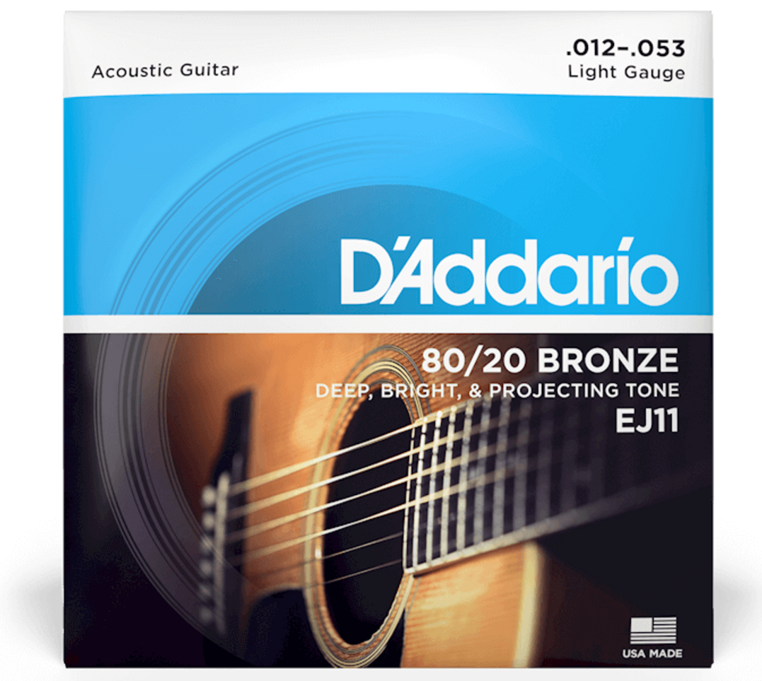 D Addario EJ11 80/20 Bronze 12-53 Light