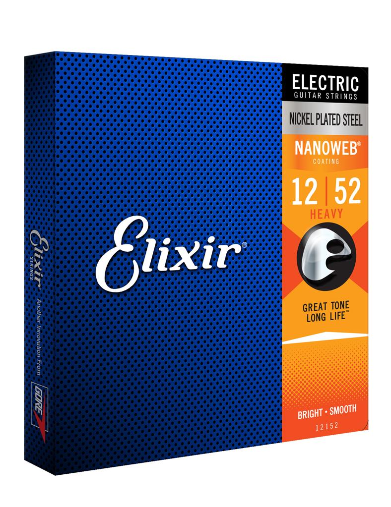 Elixir E12152 Nanoweb Electric Heavy Set 12-52
