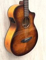 Breedlove ECO Pursuit Exotic S Concertina Tigers Eye CE - Myrtlewood