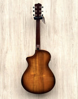 Breedlove ECO Pursuit Exotic S Concertina Tigers Eye CE - Myrtlewood