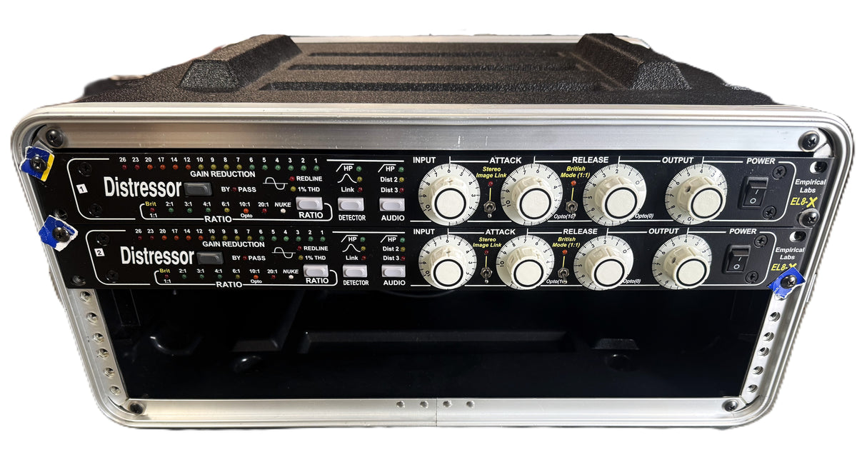 Empirical Labs EL8X Distressor Stereo Pair with Flight Case