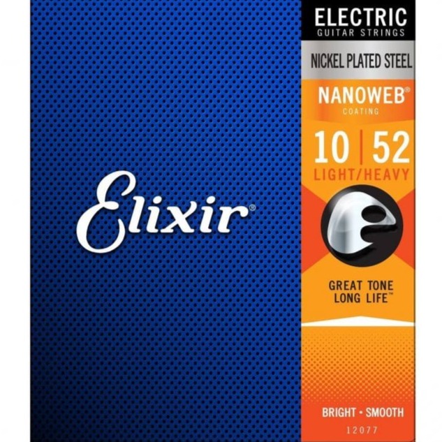 Elixir Nanoweb Anti-Rust Light-heavy 10-52