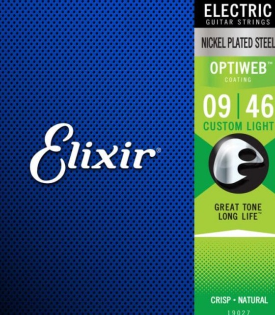 Elixir Optiweb .009 - .046 Custom Lights