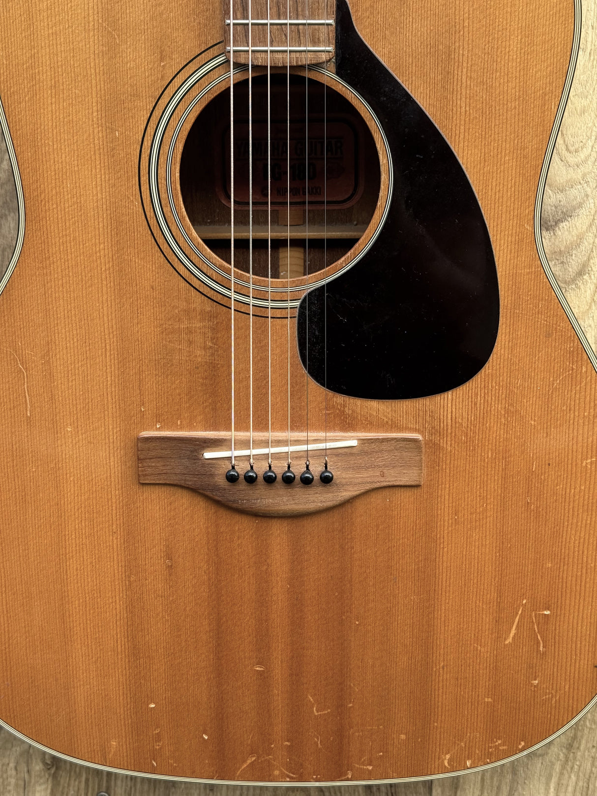 Yamaha FG-180 Folk Guitar 1971