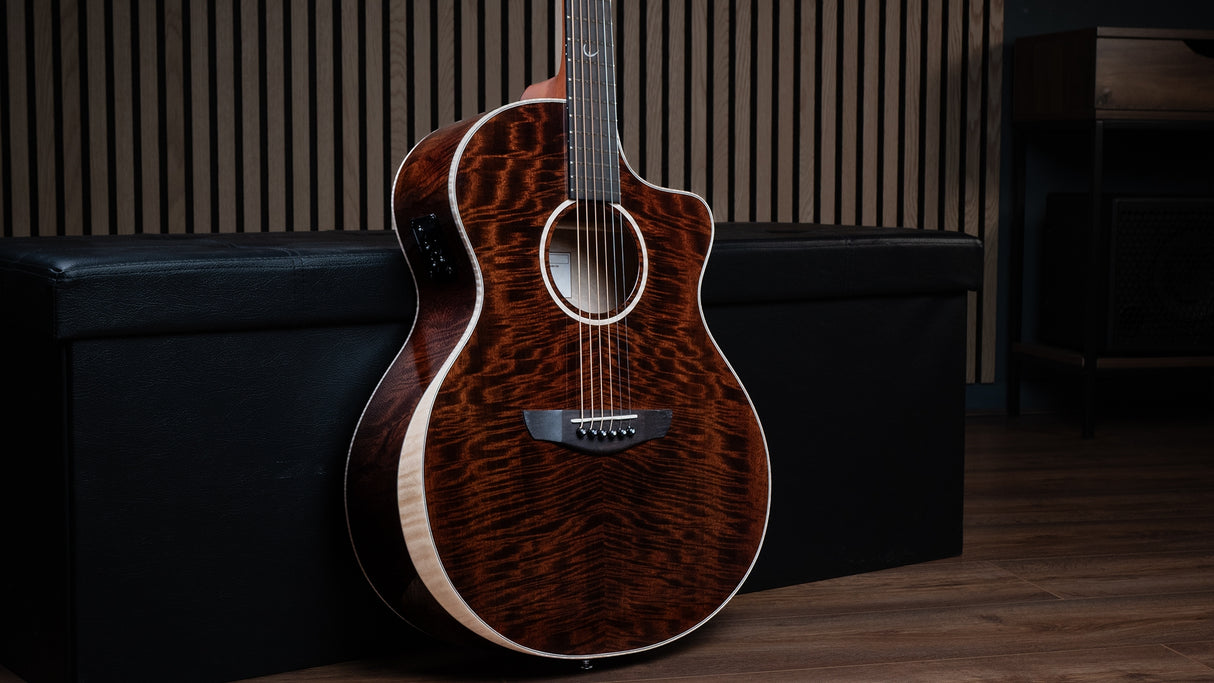Faith Neptune FX Dark Natural Gold Cutaway Electro-Acoustic 2026