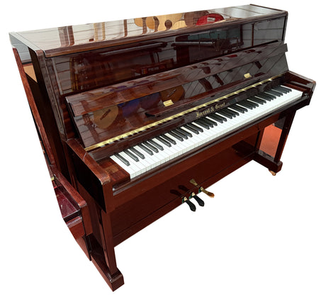 Forrest and Grant Upright Acoustic Piano Polished Mahogany