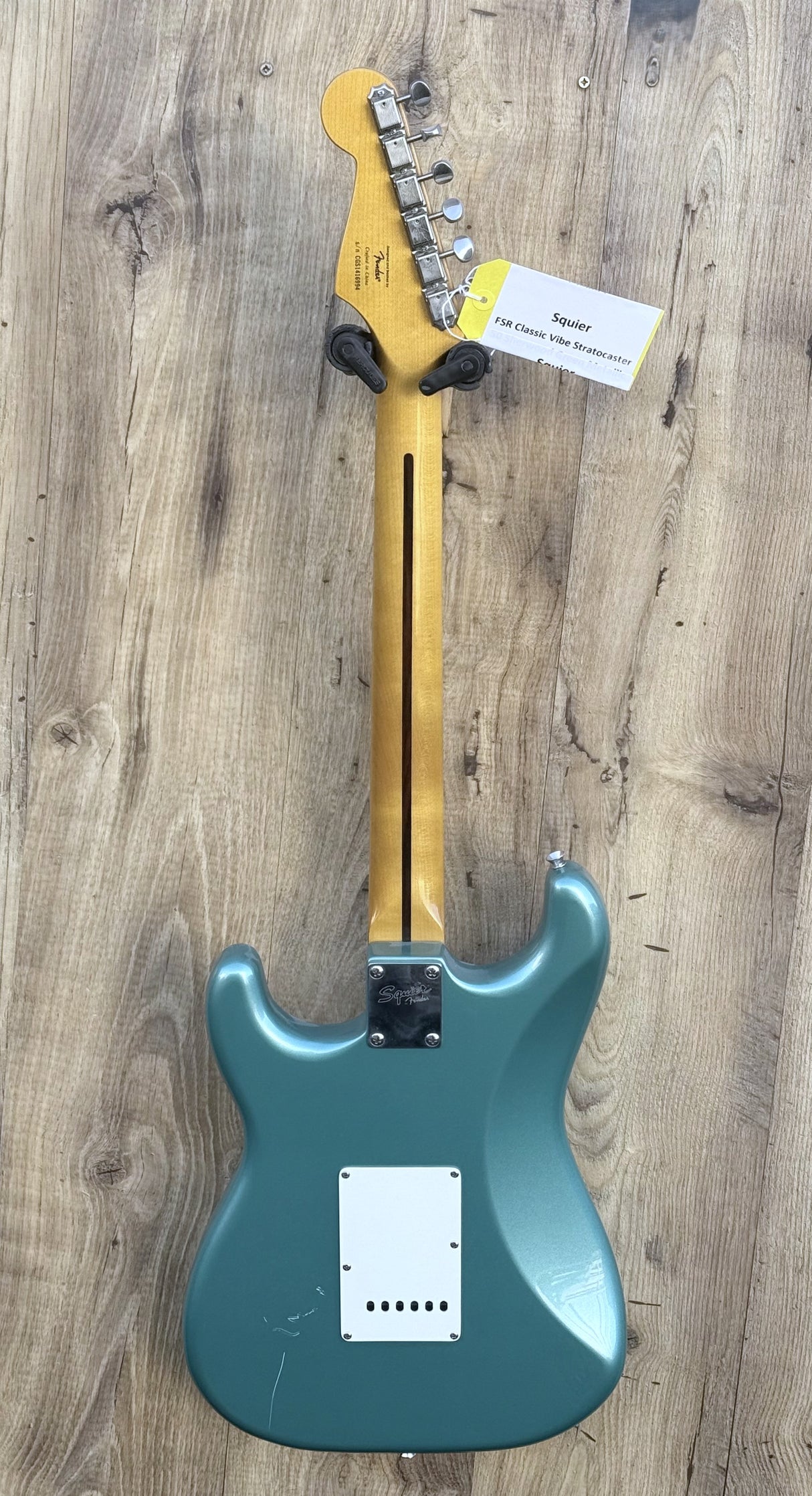 Squier FSR Classic Vibe Strat 50s Sherwood Green Metallic with Matching Headcap 2016