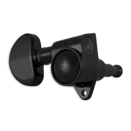 Grover Rotomatics 102 Series Black Chrome Set 3+3