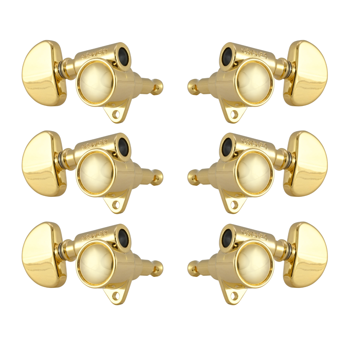 Grover Original Milk Bottle Style Rotomatics 102V Series Gold Set 3+3