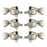 Grover Rotomatics 102 Series Nickel Set 3+3 - Keystone Buttons