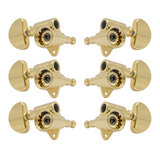 Grover Original Milk Bottle Style Rotomatics 102V Series Gold Set 3+3 - Clear Cap