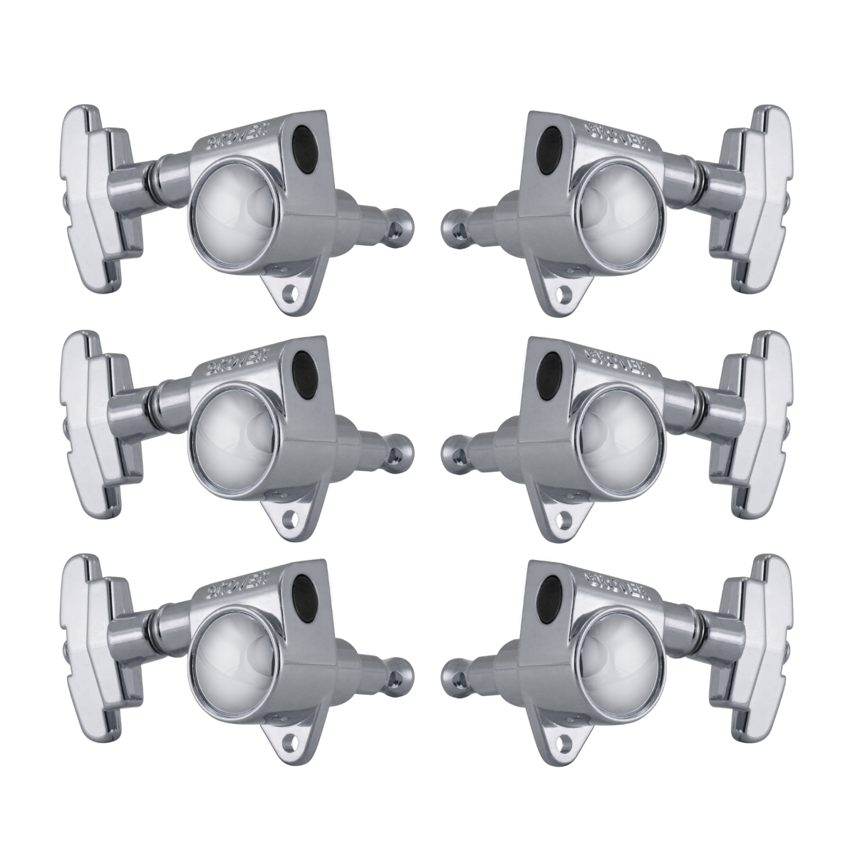 Grover Super Rotomatics 18:1 Gear Ratio 109-18 Series Chrome Set 3+3