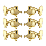 Grover Original Locking Rotomatics 106 Series Black Chrome Set 3+3
