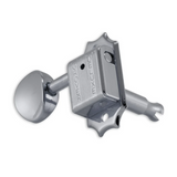 Grover Deluxe 133 Series Chrome Set 6-in-Line - Metal Buttons