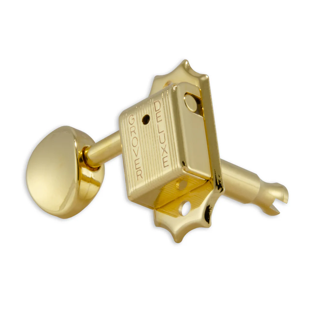 Grover Deluxe 133 Series Gold Set 3+3 - Metal Buttons