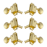 Grover Deluxe 133 Series Gold Set 3+3 - Metal Buttons