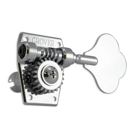 Grover Vintage Bass Chrome Set 4-In-Line