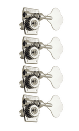 Grover Vintage Bass Nickel Set 4-In-Line