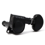 Grover Mid-Size Rotomatics 305 Series Black Chrome 3+3