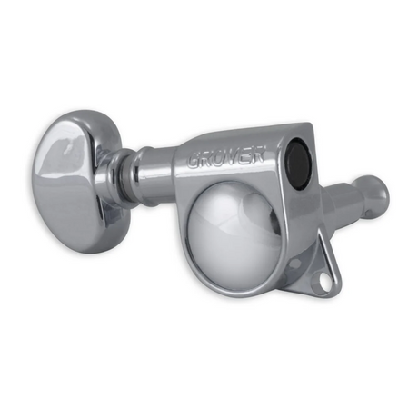 Grover Mid-Size Rotomatics 305 Series Chrome Set 6-in-Line - Left Handed