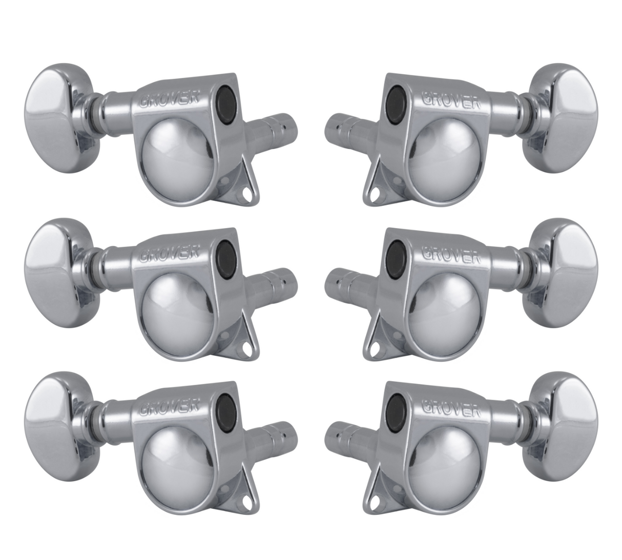 Grover Mid-Size Locking Rotomatics 406 Series Chrome Set 3+3