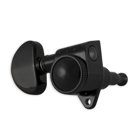 Grover Roto-Grip Locking Rotomatics Black Chrome Set 3+3