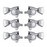 Grover Roto-Grip Locking Rotomatics Chrome Set 3+3 - Keystone Buttons