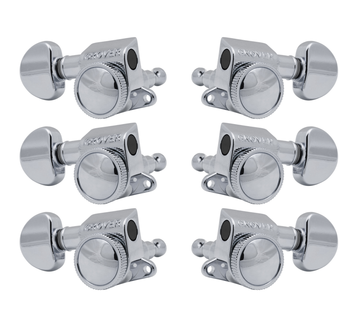 Grover Mid-Size Roto-Grip Locking Rotomatics 505 Series Chrome Set 3+3
