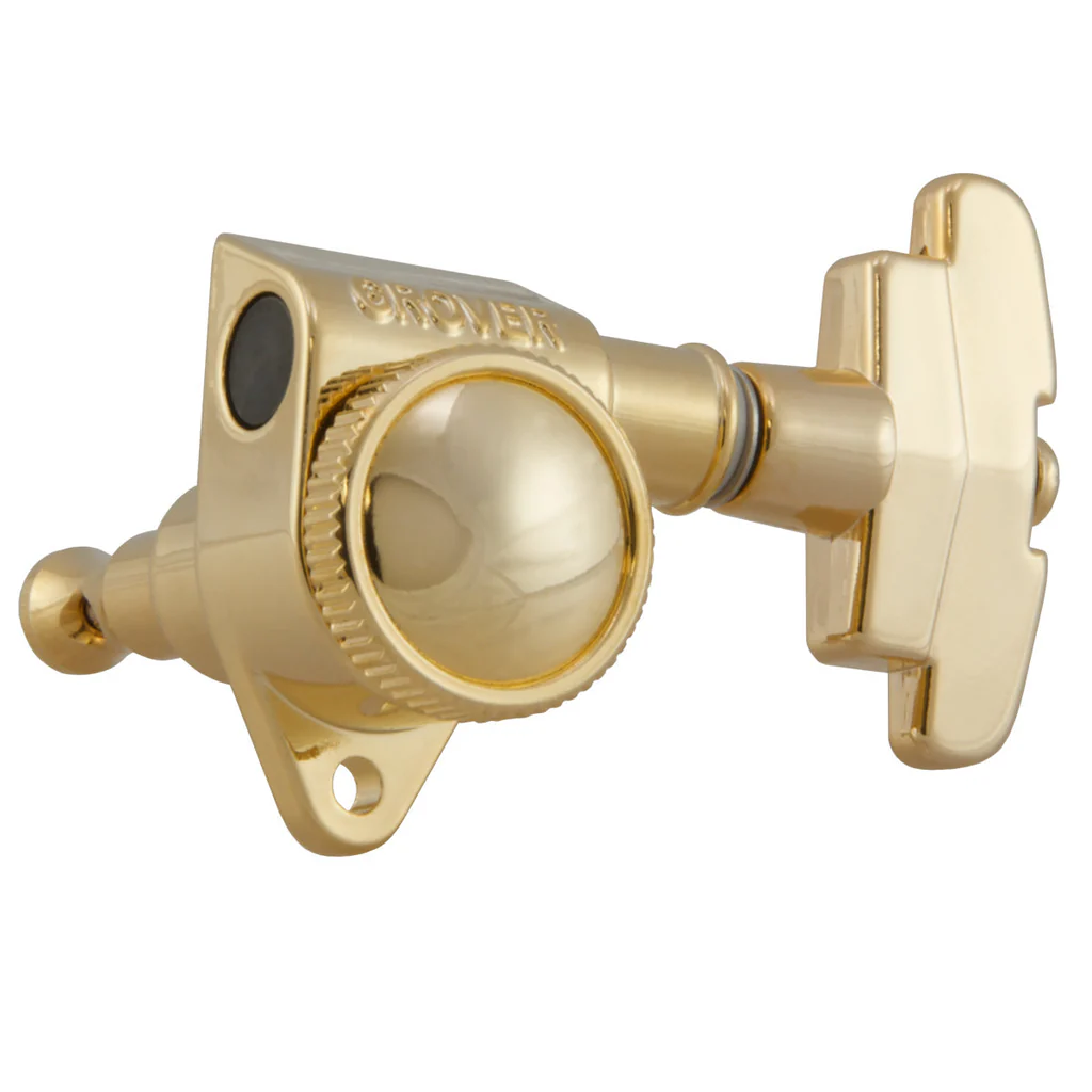 Grover Roto-Grip Locking Rotomatics 509 Series Gold Set 3+3 - 3 Step Button