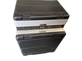 Gator GRC-12X10 PU Soundcheck Console Rack Case 12U Top 10U Side With Casters