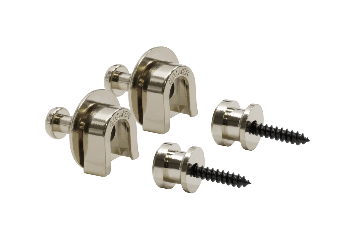 Grover Strap Lock Nickel