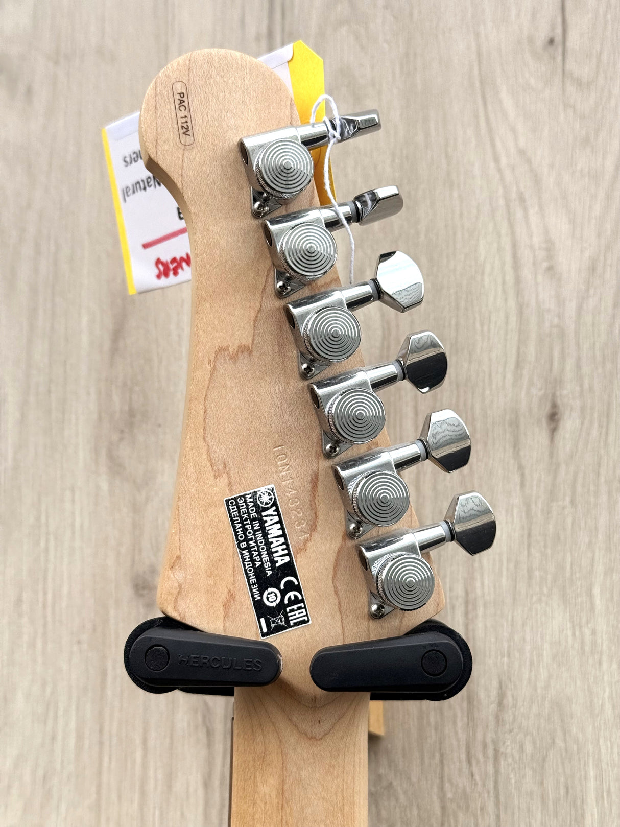 Yamaha Pacifica 112V Yellow Natural Satin With Locking Tuners