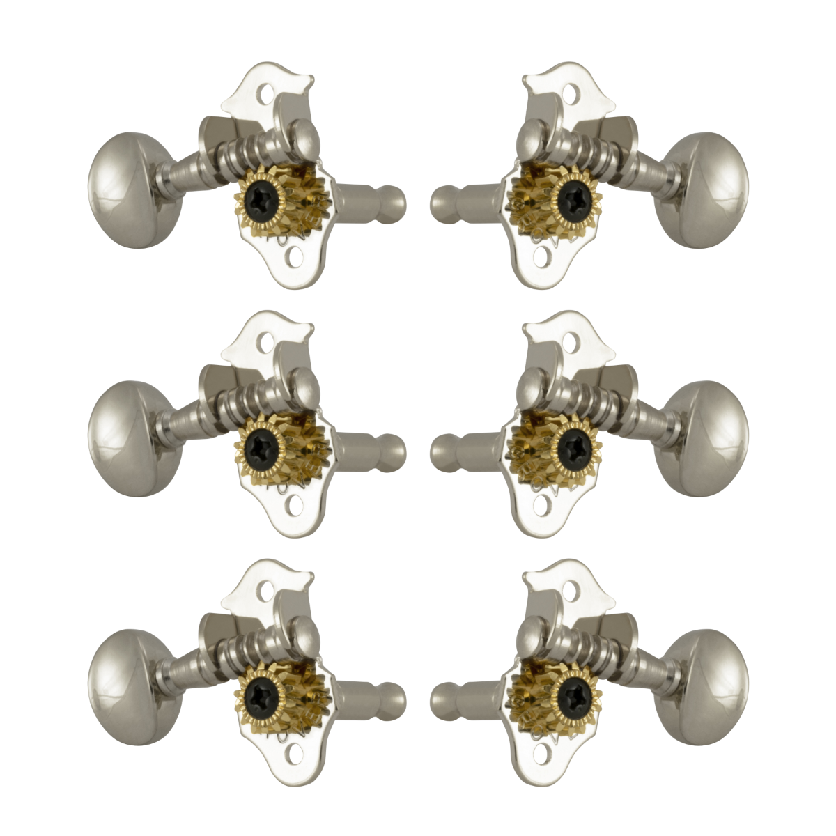 Grover Sta-Tite Vertical 98 Series Nickel Set 3+3