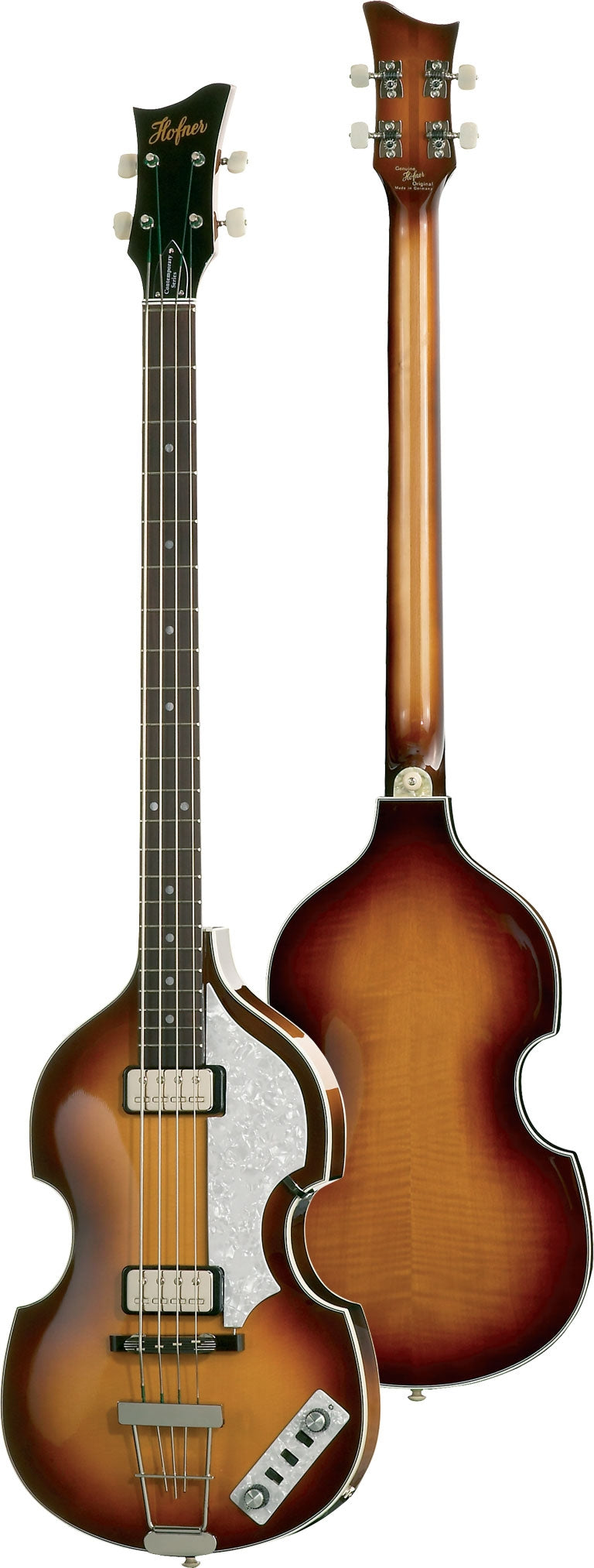 Violin Semi-acoustic Bass Left Hand Sunburst