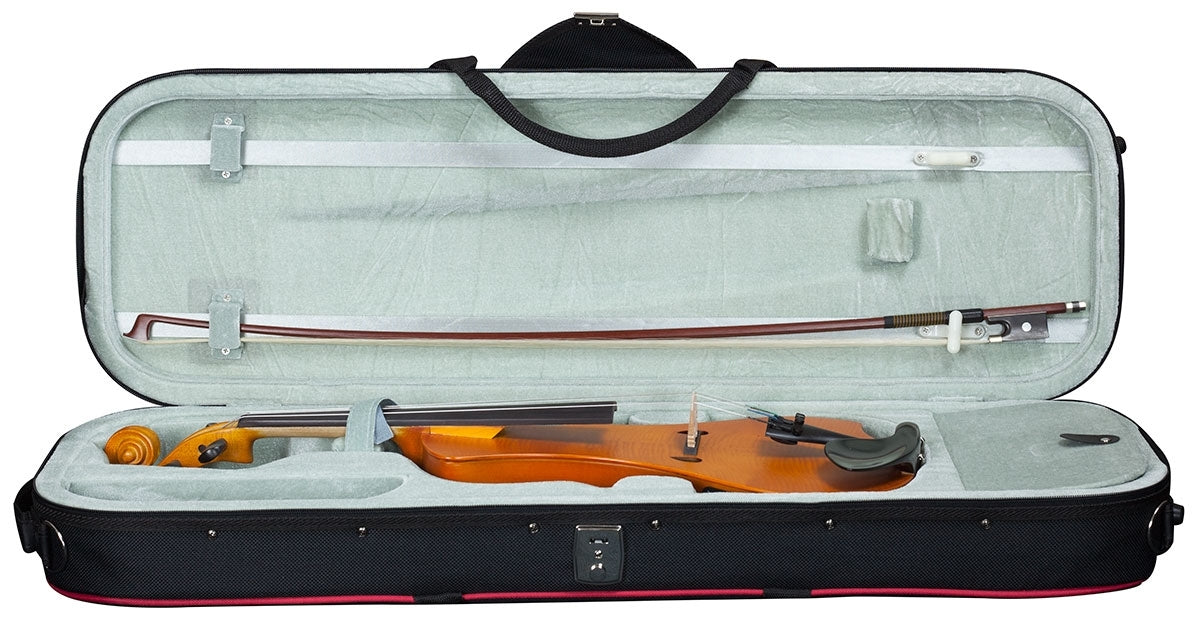 Hidersine Electric Violin Outfit 4/4 - Flamed Maple