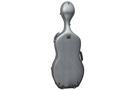 Hidersine Case Polycarbonate Cello Brushed Silver
