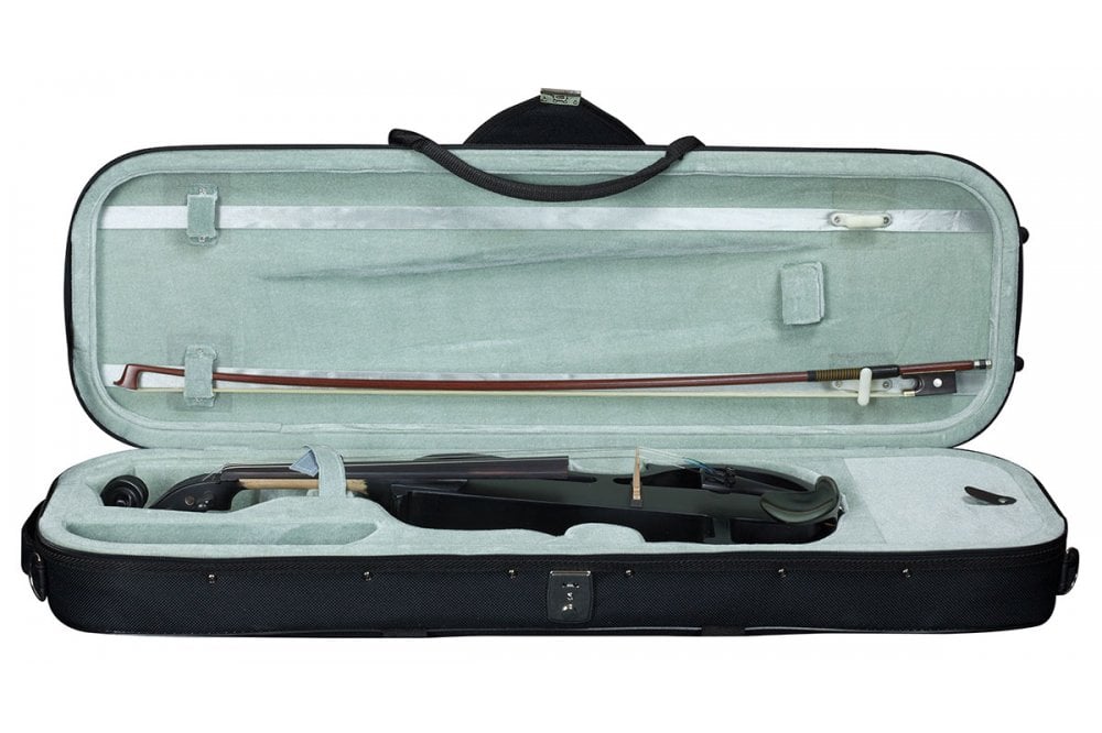 Hidersine HEV1 Electric Violin Outfit 4/4 Black Satin B Stock