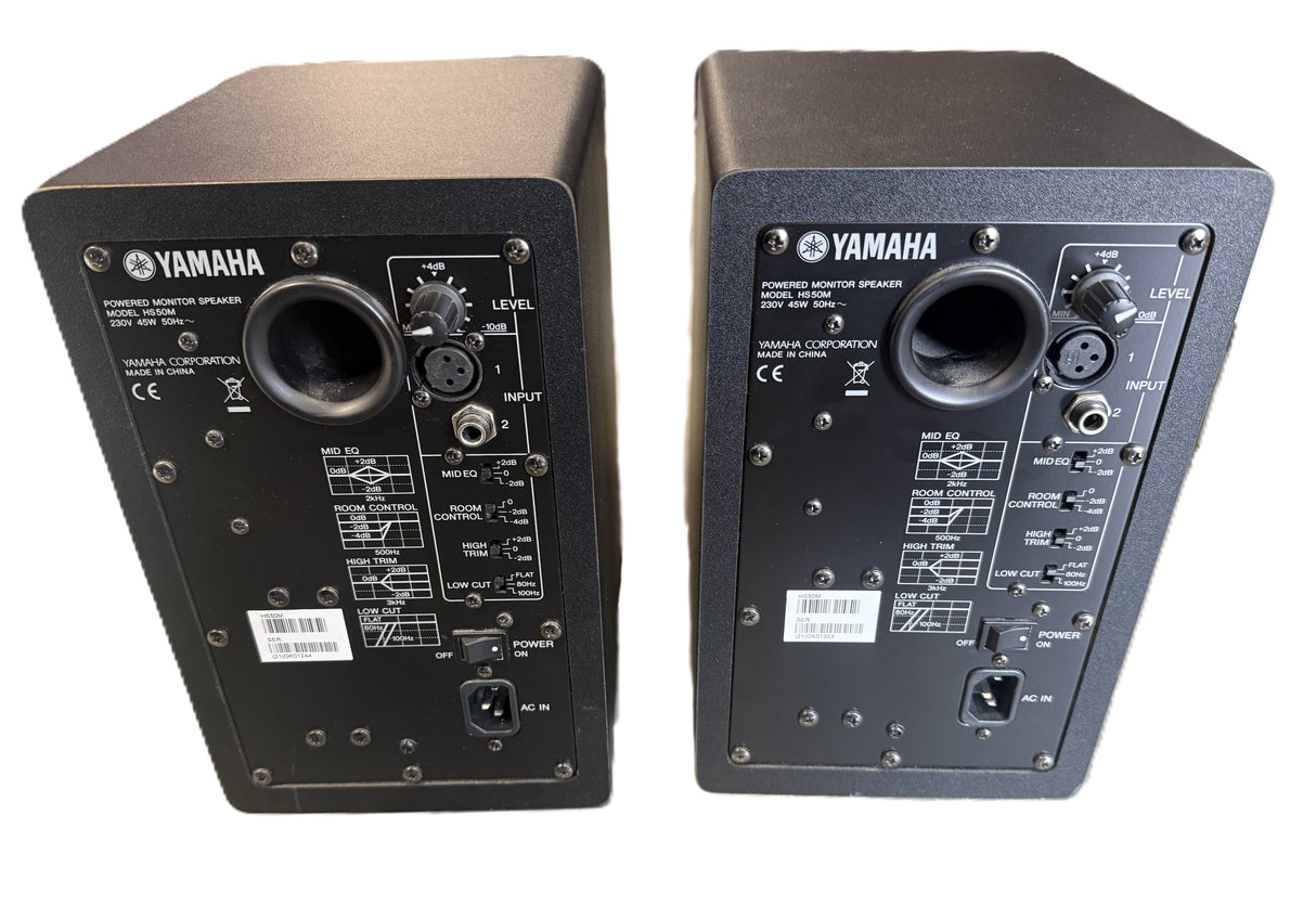 Yamaha HS50M Studio Monitor Speaker Pair